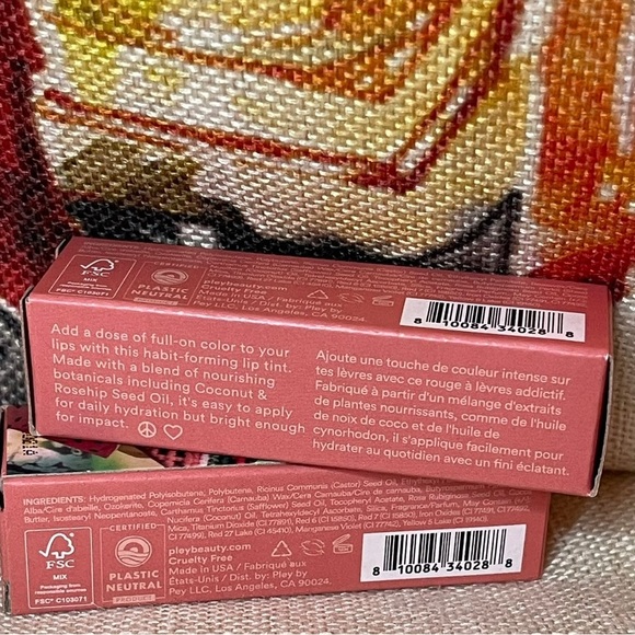 PLEY (2) Lip Habit in Summer Watermelon | Hydrating Lip Tint - Picture 8 of 10